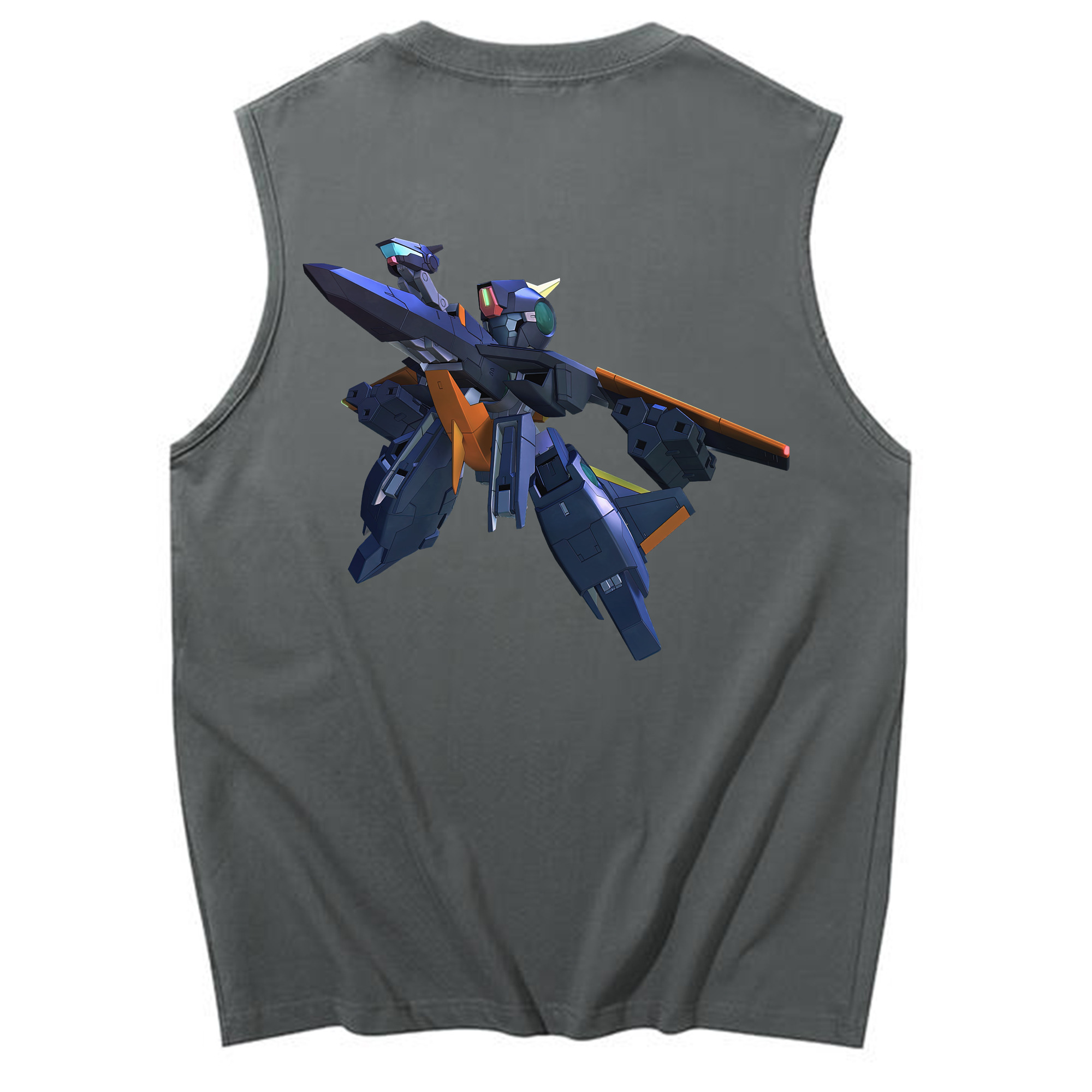 （画像用） 機動戦士ガンダム Mobile Suit Gundam コットン100％タンクトップ（背面プリント）